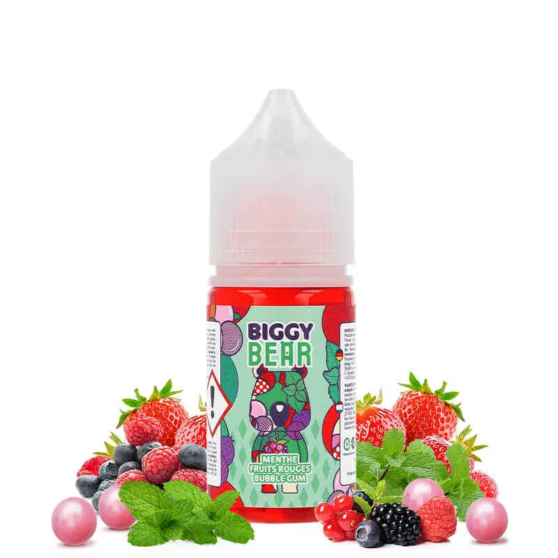 MENTHE FRUIT ROUGE BUBBLE GUM